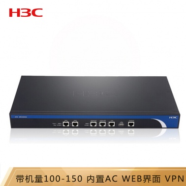华三（H3C）多WAN口全千兆企业级VPN网关路由器 内置AC防火墙 带机量100-150 ER3200G2