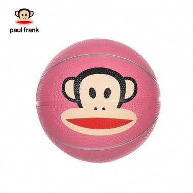 大嘴猴 PKY5014B 3#橡胶篮球 直径：18CM 粉色