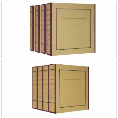 金伟丽 A4硬纸板档案盒 5公分厚 定制/布边/环保标准2.5毫米厚工业板